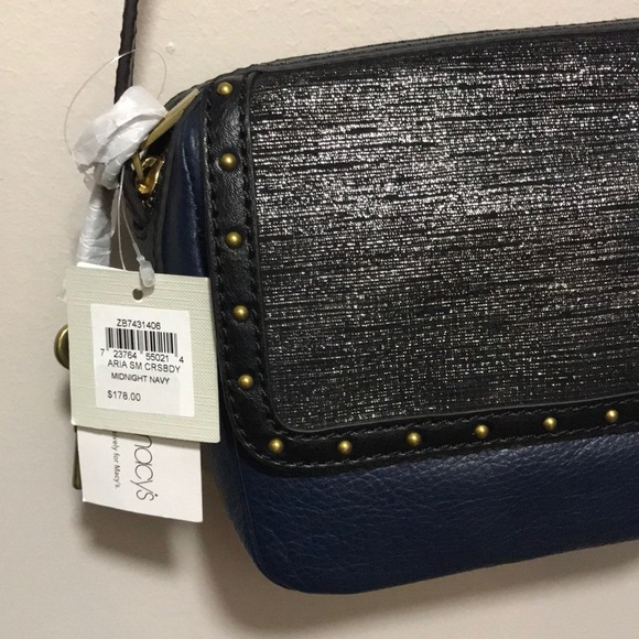 Fossil Aria Color-block Small Studded Crossbody - Picture 7 of 8